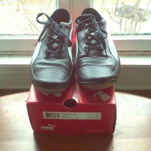 Puma Usan Black Leather